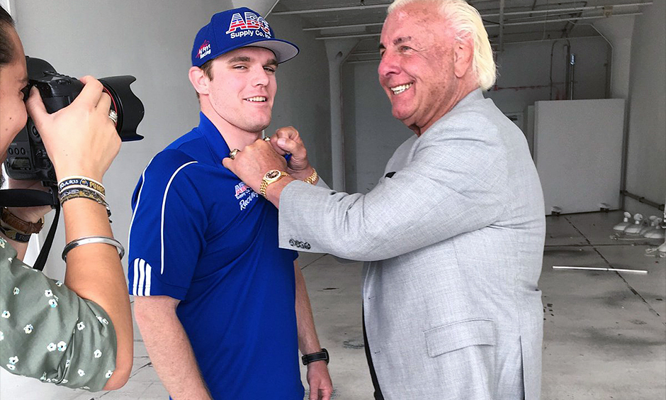 Conor Daly and Ric Flair