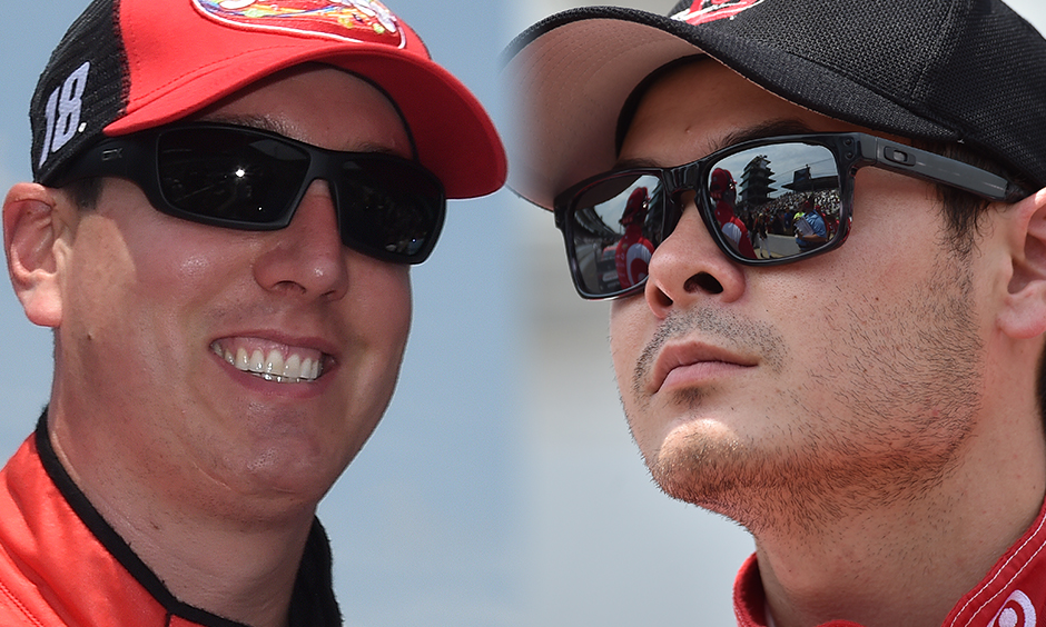 Kyle Busch and Kyle Larson