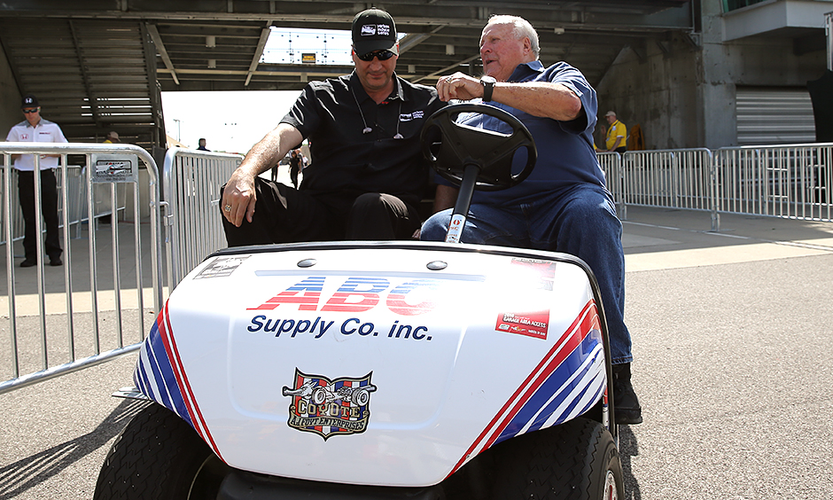 A.J. Foyt and Bill Pappas