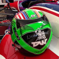 Conor Daly's helmet for first test in DW12