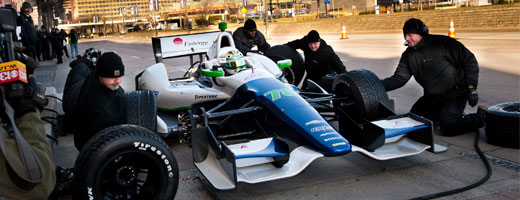 KV Racing pitstop in Baltimore