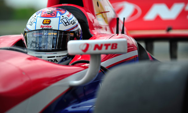 Rahal Testing at Indy