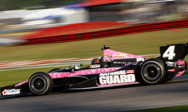 Pink Camo for Hildebrand at Mid-Ohio