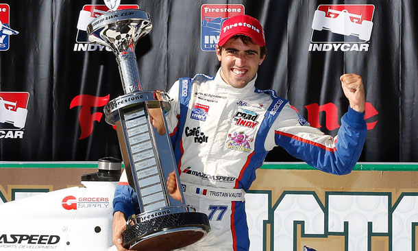 Tristan Vautier Wins 2012 Firestone Indy Lights Title
