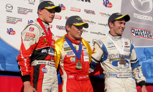 Gabby Chaves wins at Road Atlanta
