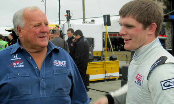 Conor Daly at Sebring Test