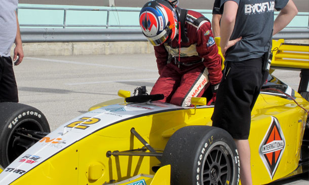Juan Pablo Garcia preps for FIL Open Test