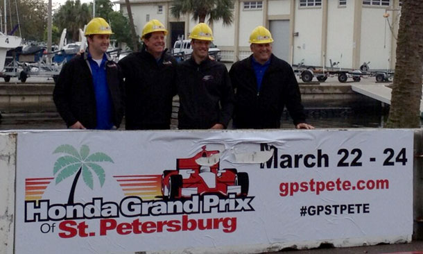 St. Petersburg track begins construction