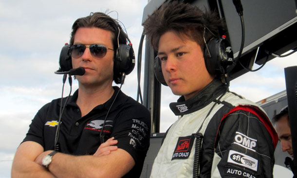 Sebastian Saavedra tests at Sebring