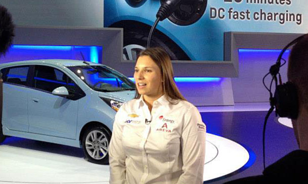Simona de Silvestro at Geneva International Auto Show
