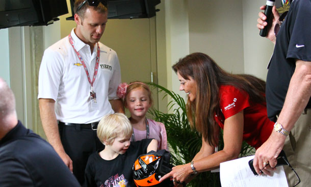 Ryder Carpenter draws for dad