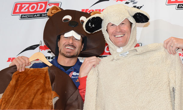 Scott Dixon and Alex Tagliani
