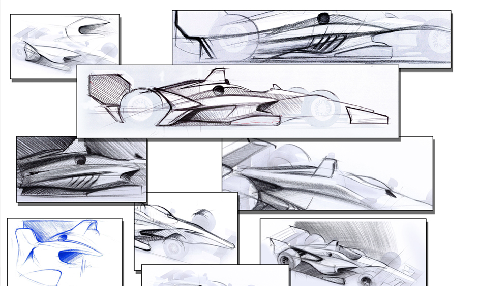 2017 Verizon IndyCar Series 01-12-New-2018-Car-Concept-Sketches