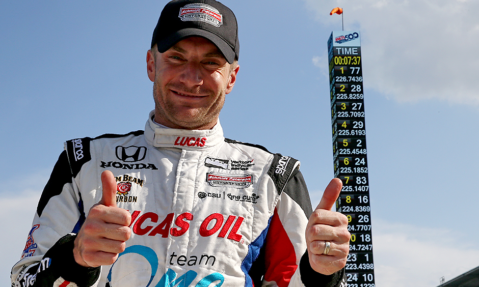 Howard shakes off rust to lead fourth Indianapolis 500 practice - INDYCAR