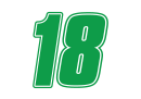 Caio Collet's car number, #18