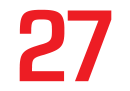 Bryce Aron's car number, #27