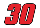 Pietro Fittipaldi's car number, #30
