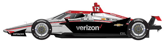Driver of the #12 Will Power's Car Livery