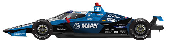 Driver of the #98 Marco Andretti's Car Livery