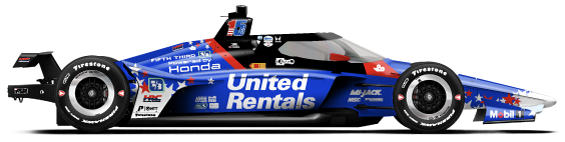 Driver of the #15 Graham Rahal's Car Livery