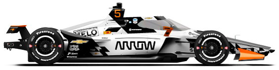 Pato O'Ward car side profile