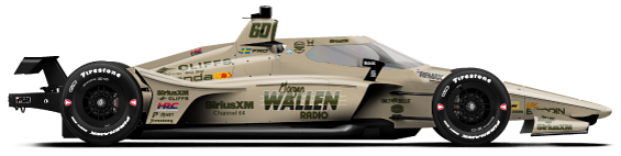 Driver of the #60 Felix Rosenqvist's Car Livery