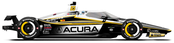 Driver of the #66 Marcus Armstrong's Car Livery