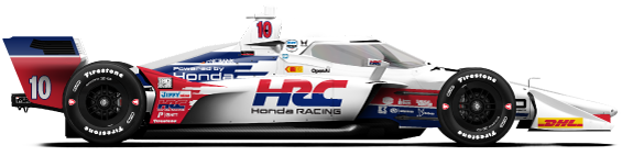 Alex Palou car side profile
