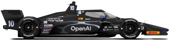 Driver of the #10 Alex Palou's Car Livery