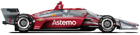 Driver of the #2 Josef Newgarden's Car Livery