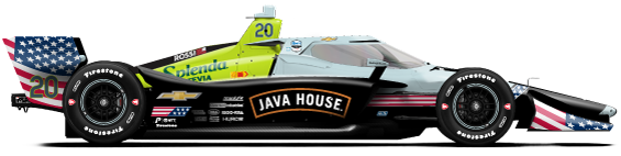 Driver of the #20 Alexander Rossi's Car Livery