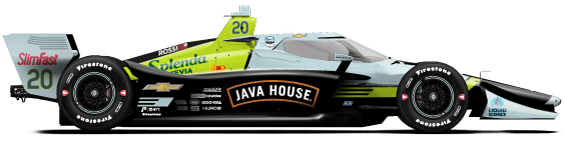 Driver of the #20 Alexander Rossi's Car Livery