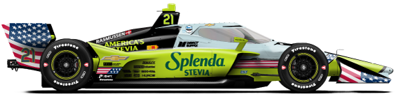 Driver of the #21 Christian Rasmussen's Car Livery
