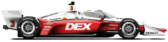 Scott McLaughlin car side profile