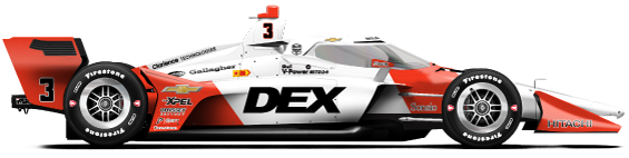 Driver of the #3 Scott McLaughlin's Car Livery