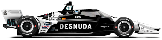 Driver of the #45 Louis Foster's Car Livery