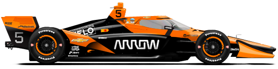 Pato O'Ward car side profile