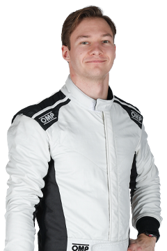 Bust of Dennis Hauger, driver of the #19