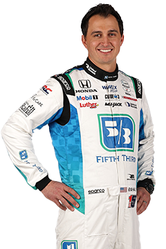 Bust of Graham Rahal, driver of the #15