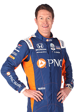 Bust of Scott Dixon, driver of the #9