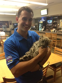 Graham Rahal with cub