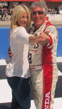 Chelsie Hightower and Mario Andretti