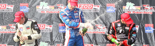 FIL St. Pete Podium Champagne