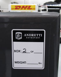 Andretti Autosport packing for Brazil