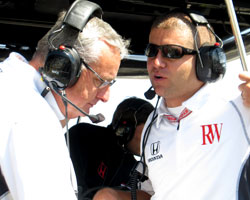 Andy O'Gara with RW Motorsports representative