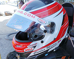 Carlos Munoz Helmet