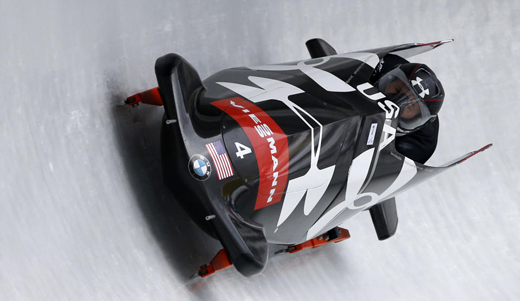 Bobsled that US will use in Sochi
