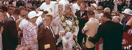 A.J. Foyt wins 1964 Indy 500