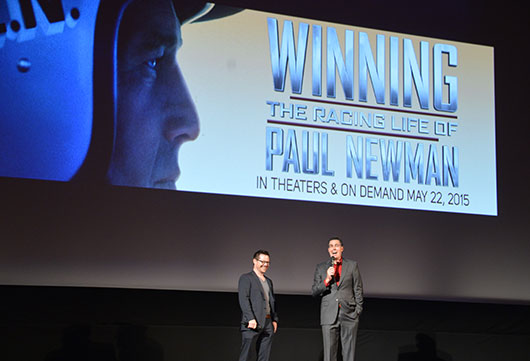 Adam Carolla introducing Winning at premiere
