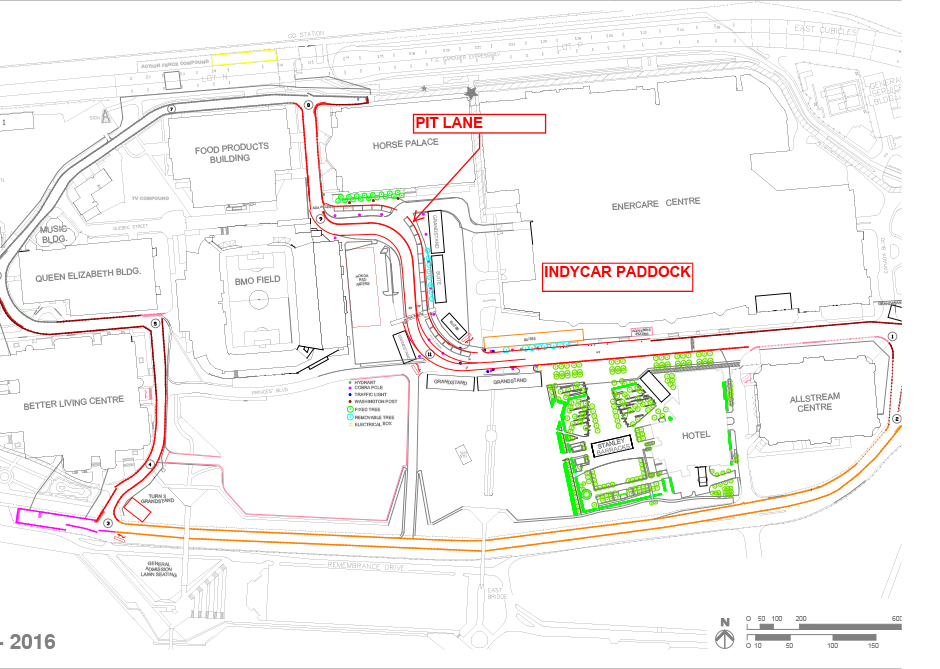 Honda Indy Toronto Track Map Changes